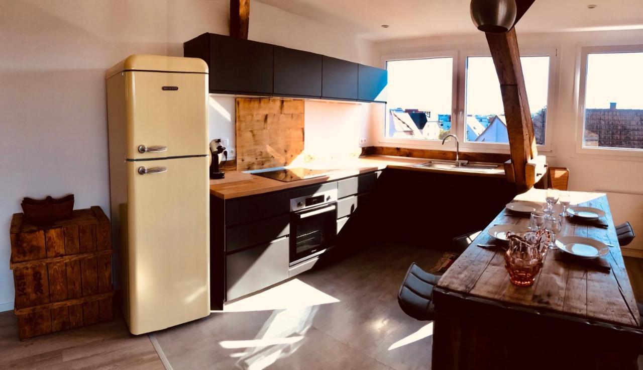 Appartement Chaleureux Et Lumineux Avec Vue ! Au Centre Alsace セレスタ エクステリア 写真